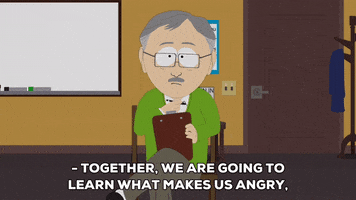 writing talking GIF by South Park 