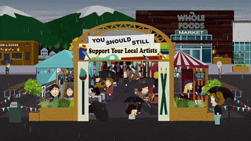 happy art show GIF by South Park 