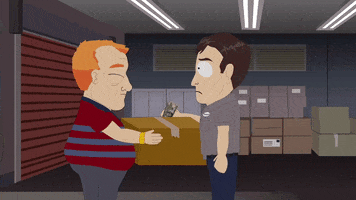 delivery hand off GIF by South Park 