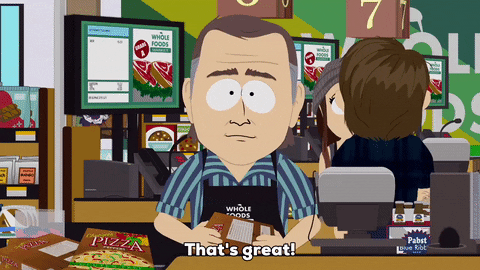 Happy Grocery Store GIF by South Park  - Find & Share on GIPHY