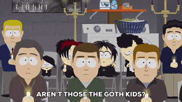goth ignore GIF by South Park 