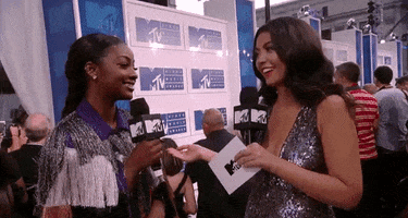 Excited Red Carpet GIF by 2020 MTV Video Music Awards