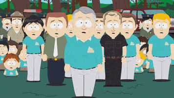 confused crowd GIF by South Park 