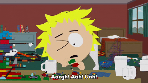 Tweek South Park anxiety gif