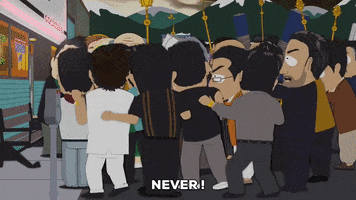 rally fighting GIF by South Park 