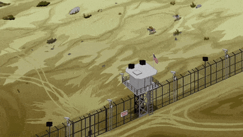 gate running GIF by South Park 