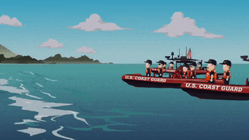 Coast Guard Water GIF by South Park