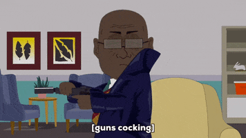 guns getting armed GIF by South Park 
