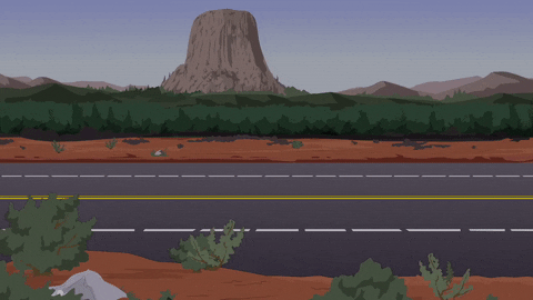 bus road GIF by South Park 