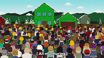 crowd houses GIF by South Park 