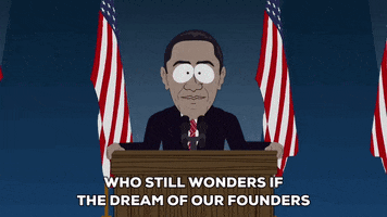 obama speech GIF by South Park 