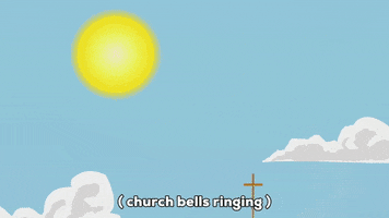 sun sky GIF by South Park 