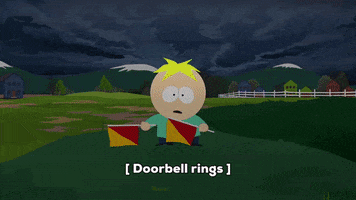 waving butters stotch GIF by South Park 