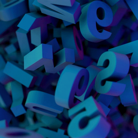 letters numbers GIF by Shurly