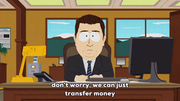 banker speaking GIF by South Park 