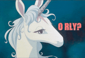 mare nope really whatever unicorn GIF