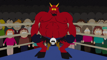 boxing satan GIF by South Park 