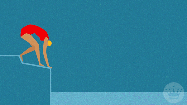 Rio 2016 swimming gif by hallmark gold crown - find & share on giphy