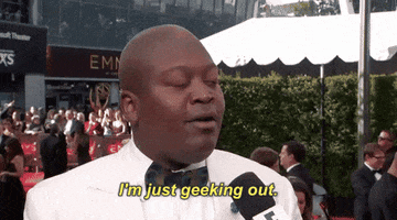 Im Just Geeking Out E News GIF by E!
