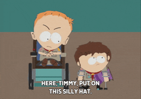jimmy valmer pushing GIF by South Park