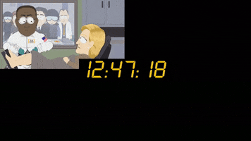 scared hillary clinton GIF by South Park 