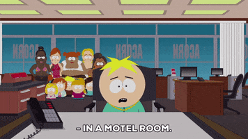 confused butters stotch GIF by South Park 