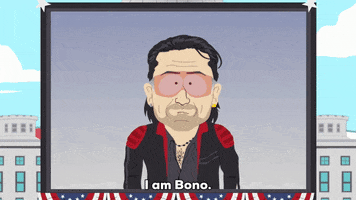 bono GIF by South Park