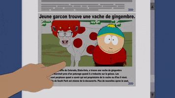 eric cartman cow GIF by South Park 