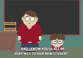 nerd teacher GIF by South Park 