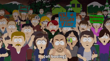 angry crowd GIF by South Park
