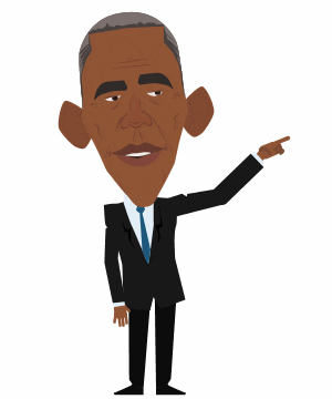 Barack Obama Politics GIF by Animatron