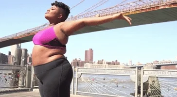  yoga body positivity bbw flexible curves GIF