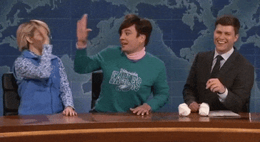 High Five Jimmy Fallon GIF by Saturday Night Live