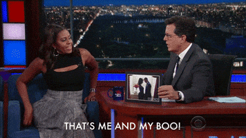 Michelle Obama Photo GIF by The Late Show With Stephen Colbert