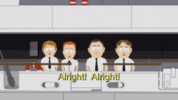 exclaiming agreeing GIF by South Park 