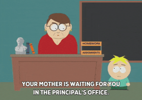 butters stotch class GIF by South Park 