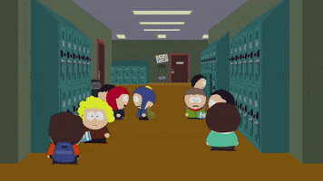 school hallway GIF by South Park 