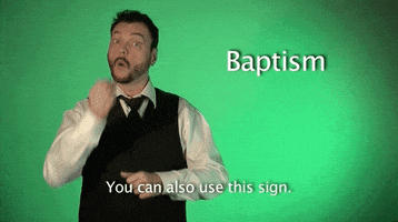 sign language baptism GIF by Sign with Robert