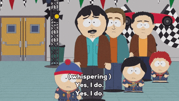whispering stan marsh GIF by South Park 