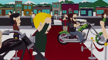 motorcycle running GIF by South Park