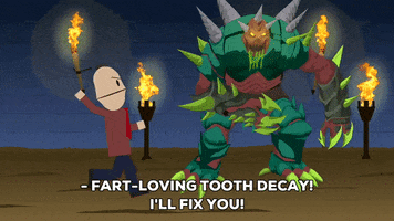 monster battle GIF by South Park 