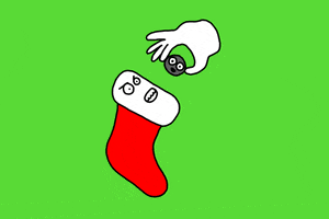 Coal In Stocking GIF by GIPHY Studios Originals