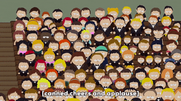 eric cartman cheers GIF by South Park 