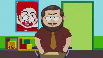 glasses sitting GIF by South Park 