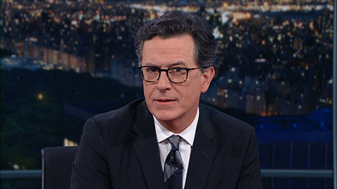 confused stephen colbert GIF by The Late Show With Stephen Colbert