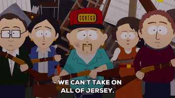 crowd panic GIF by South Park 
