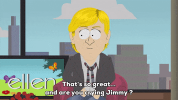 ellen degeneres television GIF by South Park 