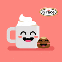 hot chocolate coffee GIF by Grace Foods 