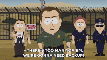 border patrol guns GIF by South Park 