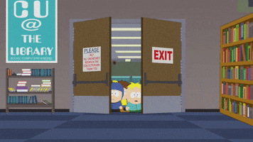 butters stotch fear GIF by South Park 